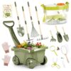 Dreamon Kids Gardening Set, 14Pcs Kids Gardening Tool with Bug Catching Kit