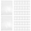 DRESSOOS 100pcs Binder Sleeves A4 Size Plastic Document Protector Sheets with 11-Hole Reinforced Punch Lightweight Premium Clarity for Office and Home Use