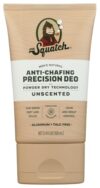 Dr. Squatch Unscented Anti Chafe Deodorant, 3.4 FZ
