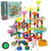 DSHMIXIA Marble Run for Kids Ages 3-4 5-8 150pcs Sturdy Building Toys Kids Games Marbles Run Track Amazing Fun Boys Girls Gifts (Standard)