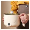 DTDCTGHJ Electric Rice Cooker Heating Pan Cooking Pot Machine Single/Double Layer Steamed Eggs Non-stick(D)