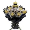 DTESL DIY Birthday Money Bouquet,Happy Birthday Money Bouquet,Personalized Customized Gift Ideas-for Birthday Unique Surprise Gift (Black)