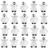 DTOFOOT 20Pcs Mini Resin Penguins, Cute Penguin Figurines for Winter Crafts