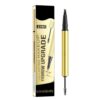 Dual-End 2-in-1 Eyebrow Pen – 4-Claw Tip + Gel Brush for Daily Use Color 03 One Size