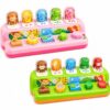 Duchong Toys for 1 Year Old, Pop Up Toys for Girls and Boys,Montessori Cause and Effect Toys for Baby 6 7 8 9 10 11 12 Months, Christmas Birthday 1st Gifts