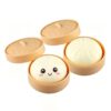Dumpling Large with Steamer Box 2 Packs Giant White Random Dumpling Toy Squishy, Slow Rising Stress Relief Fidget Toy, Jumbo Squeeze Sensory Toy Gifts for Kids