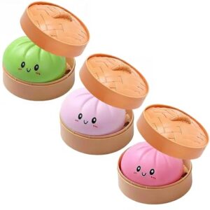 Dumpling Squeeze Toy, Large Squishy Stress Ball Stress Relief Fidget Toy Soft Squeeze Ball