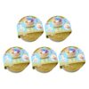Dumpling Squishes Squeeze Toy with Steamer Soft Dough Ball Decompression Fidget Funny Creative Gift(Random5pcs)