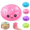 Dumpling Squishy Mystery Box Stress Relief Squishy Toys Gifts(Glitter Pink)