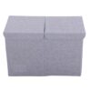 Duokon Large Storage Bin with Flip Lid and Reinforced Handles 150L Collapsible Toy Chest Box for Kids Bedroom Organization