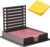 Durable ABS Sticky Note Template Holder for Tidy 3x3 Notes & Checklists