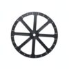 Durable Black PP Plastic Rotating Turntable Base, Slim Lazy Susan Bearing for Home Organization, Shoe Cabinet, and Display Stand Use (1 Piece)