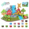 DUSH PACE 176 PCS Magnetic Blocks for Kids Ages 4-8, STEM Building Toys for 3+ Year Old Boys Girls, Magnetic Tiles Stacking Blocks Educational Preschool Toys Birthday Gifts