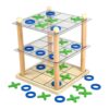 DuskHaven XO Chess Game Noughts and Crosses for Adults Children Easy to Install Classical