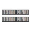 DWDUJJIE DVD Shelves, Cd Wall Mount Black Welded Iron Floating Storage 2-Pack 34.2×6.2×3in 22.04lb Media Display Rack