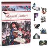 Dwpetzo Magical Fantasy Sticker Book for Junk Journaling, 20 A5 Sheets