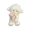 DYNWAVE Sheep Plush Doll Toy Ornament Figure Adorable Crafting Portable Stuffed Animal Home Decor for Girls Childrens Day Living Room, Pink