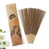E-Days Jasmine Incense Sticks - Delicate Floral for Mood Enhancement & Freshness - 42 Sticks, 20cm, 35 Min Burn Time - Natural Aromatherapy for Meditation, Study, Bedroom
