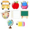 Eaasty 24 Pcs 720 Sheets Back to School Sticky Notes 8 Shaped Pencil Apple Memo Pads for Teacher Student Teens School Classroom Supplies Cute Office Desk Party Favors