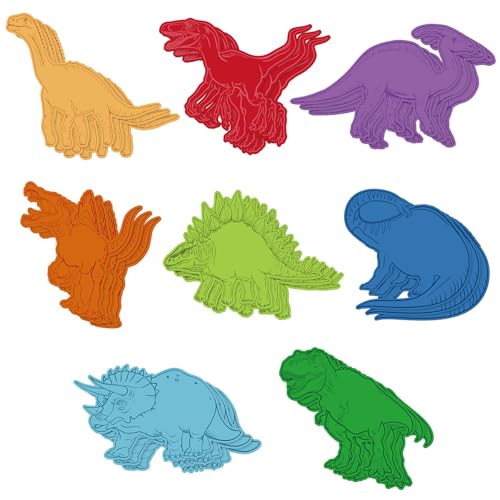 Eaasty 24 Pcs 720 Sheets Dinosaurs Sticky Notes 8 Prehistoric Dinosaurs Shaped Memo Pads for Teacher Student Supplies Cute Office Supplies Desk Dino Party Favors Accessories Refrigerator Decor