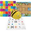 Early Basic Programming: Bee-Bot See & Say Coding Robotics + 3 Activity Floor Mats - School Classroom Home Educational Resource
