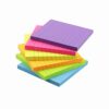 Early Buy Lined Sticky Notes 4x4 in, 6 Bright Colors, 6 Pads, 60 Sheets/Pad