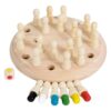 Early Education Color Memory Chess Wooden Memory Matching Stick Chess Interactive Learning Game for Parent and Early Education Color