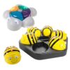 Early Programming: See & Say 6pcs Bee-Bots with Docking Station w/USB Cable and Free Glow & Go LightupRobotics - Perfect for Home, Office, Classroom & Study Room Use