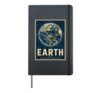 EARTH Celestial Globe RA DEC Star Chart Map Hardcover Journal, Black