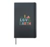 Earth Day Hardcover Journal, Black