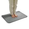 Earthinglife Grounding Mat for Feet,Bed and Travel with Organic Cotton & Silver Fiber – 50×70cm Gray Earthing Pad with Memory Foam Includes Grounding Cord