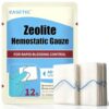 EASETEC Quick Clot Zeolite Hemostatic Gauze 3in x12ft, Sterile Emergency Combat Dressing for Wound Packing, IFAK Survival Car First Aid Kit Supplies (1 Pack)