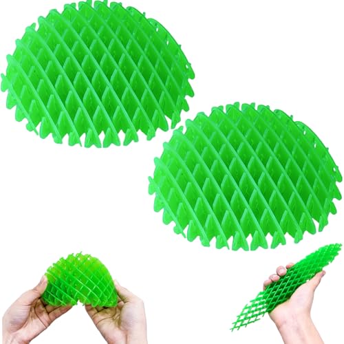 Easter Gifts for Kids 2 Pack Stretchy Fidget Toy, Fidget Wiggler, Cute Squishy Fidget Desk Toy, Resistance Fidget Toys Stress & Anxiety Relief, Birthday & Valentines Day Gifts for Him