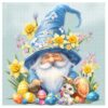 Easter Gnome Puzzles for Adults 1000 Pieces, Cute Rabbit Flower Jigsaw Puzzles, Spring Garden Easter Eggs Puzzle as Home Decor