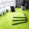 easycustomerlee 12pcs Tiled Puzzle Play Mats, Green