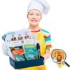 eat2explore Kids International Cooking Experience-in-A-Box — Explore Africa Real Cooking Kit for Kids — 3 Local Recipes, Non-perishable Key Ingredients, Tool, Fun Learning Activities