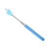 Eboxer Stainless Steel Retractable Teaching Pointers with Finger Reading Design, Telescopic Teacher Pointer for Classroom, Learning Hand Pointer Stick for Children 21.65 Inch