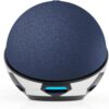 Echo Dot Bundle: Includes Echo Dot (5th Gen, 2022 release) | Deep Sea Blue and Made for Amazon Stand | Soccer Ball