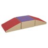 ECR4Kids SoftZone Junior Climb n' Coast, Beginner Playset, Red/Purple, 3-Piece