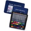 ECVGHD Coloring Pencils Set in Metal Case Coloured Pencil with Brush Portable Artist Watercolor Pencil for Coloring Sketching Wood Pencils