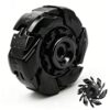 EDC Fidget Sliders Adults Metal Fidget Toys Adults for ADHD & Anxiety Autism Stress Relief Cool Clicker Toys-Black