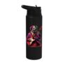Edgar Allen Poe Zombie Playing Guitar Rock Music Musician Stainless Steel Insulated Water Bottle