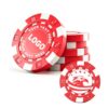 Edistyminen Custom Poker Chips with Logo, Personalized Clay Chips for Gifts