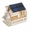 ＫＬＫＣＭＳ Educational Farming Device Set Including Rice Hulling Water Wheel DIY Physics Assembly Mechanical Wooden Model Suitable for Hands-On Classroom Science STEM Education