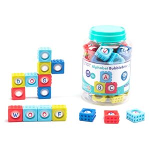 Educational Insights Alphabet BubbleBrix - Sensory Alphabet Learning Toys, Literacy Manipulatives for Preschoolers, Toddler Pop It Toys, Preschool Fine Motor Activities for Learning Letters