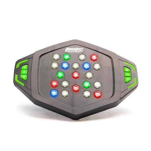 Educational Insights BrainBolt Genius - Puzzle Memory Game for Kids, Teens and Adults, Handheld Electronic Brain Travel Games, Gift for Gamers, Games for Kids 8-12, Fidget Memory Game