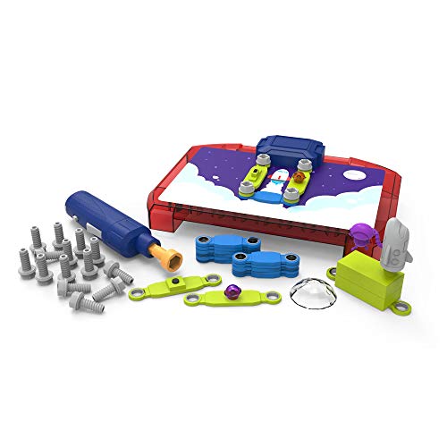 Educational Insights Design & Drill Space Circuits, Beginning Circuit Building Science Kit, STEM Toy, 52 Assorted Pieces with Kid-Friendly Power Drill & 20 Challenges for Kids Boys & Girls, Ages 5+