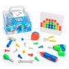 Educational Insights Design & Drill Toolbox - Construction Toys & Toddler Tools, Kids Tool Set with Real Electric Drill Toy, Kids Tool Box, Toddler Building Toys for Girls and Boys Ages 3+