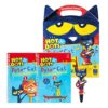 Educational Insights Hot Dots Jr. Pete the Cat - I Love Preschool Set with Interactive Pen, Math & Reading Workbooks, 200+ Multi-Subject Lessons, Ages 3+