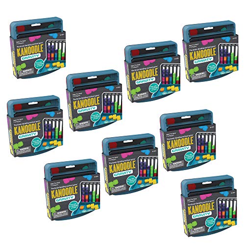 Educational Insights Kanoodle Gravity (Pack of 9) - 3D Brain Teaser Puzzles, Single Player Brain Game, Fun Travel Games for Kids, Logic Puzzle Games and Gifts for Kids, Teens & Adults Ages 7+